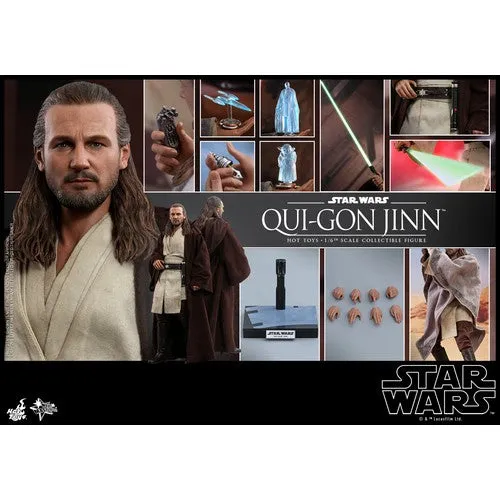 1:6 Star Wars 1 : The Phantom Menace - Qui-Gon Jinn Figure MMS525 Hot Toys (LAST CHANCE)