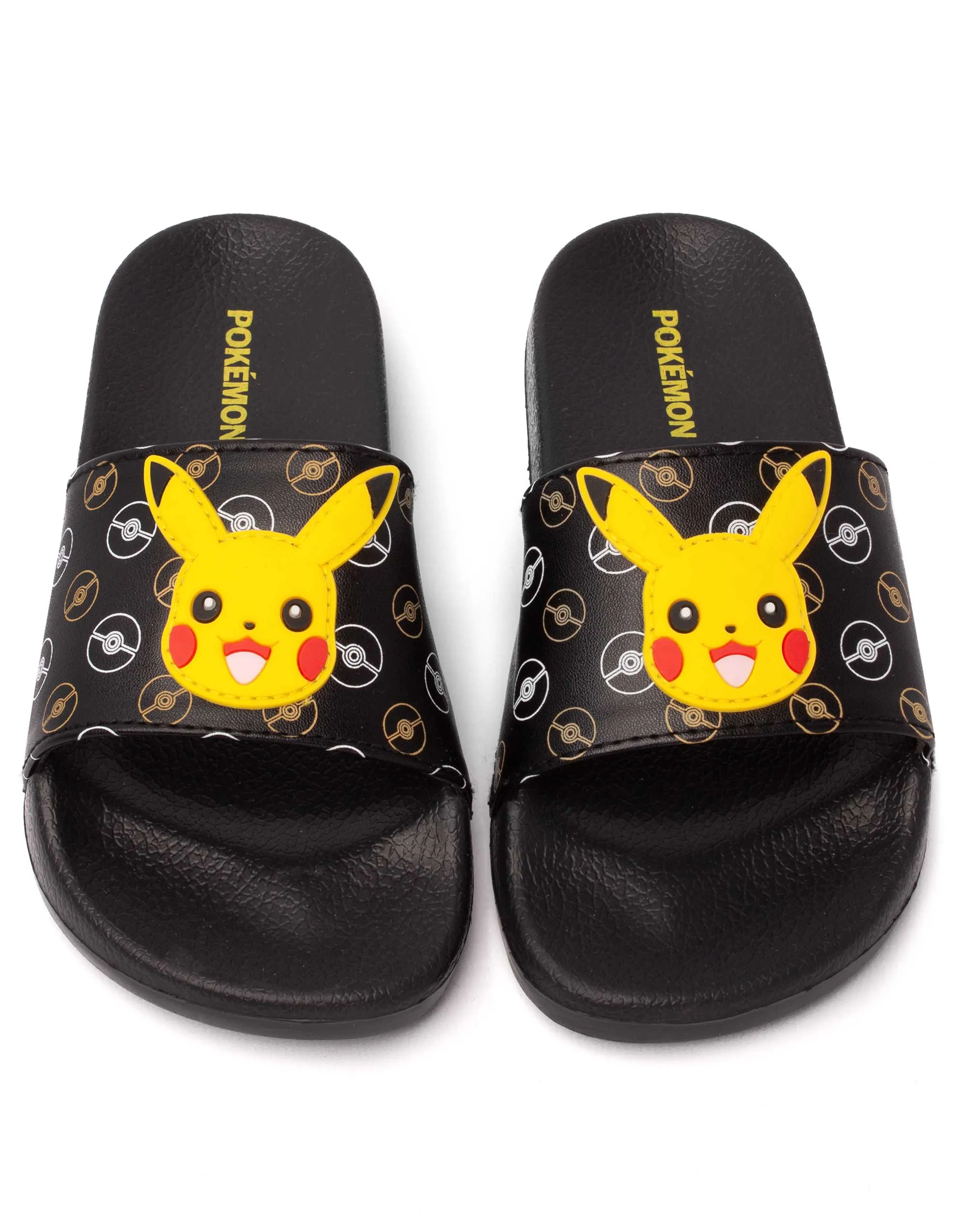 Pokemon Pikachu Boys Sliders Black