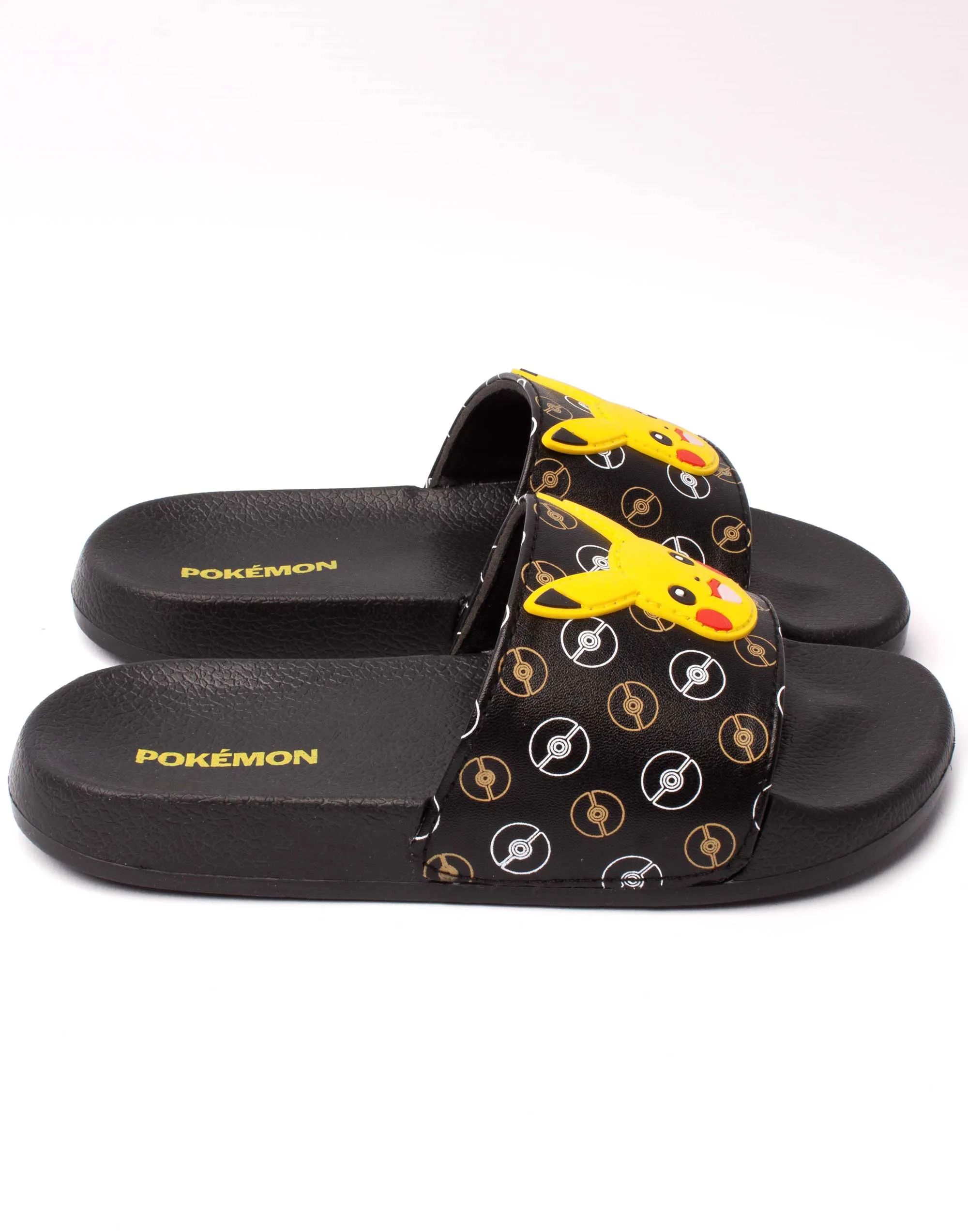 Pokemon Pikachu Boys Sliders Black